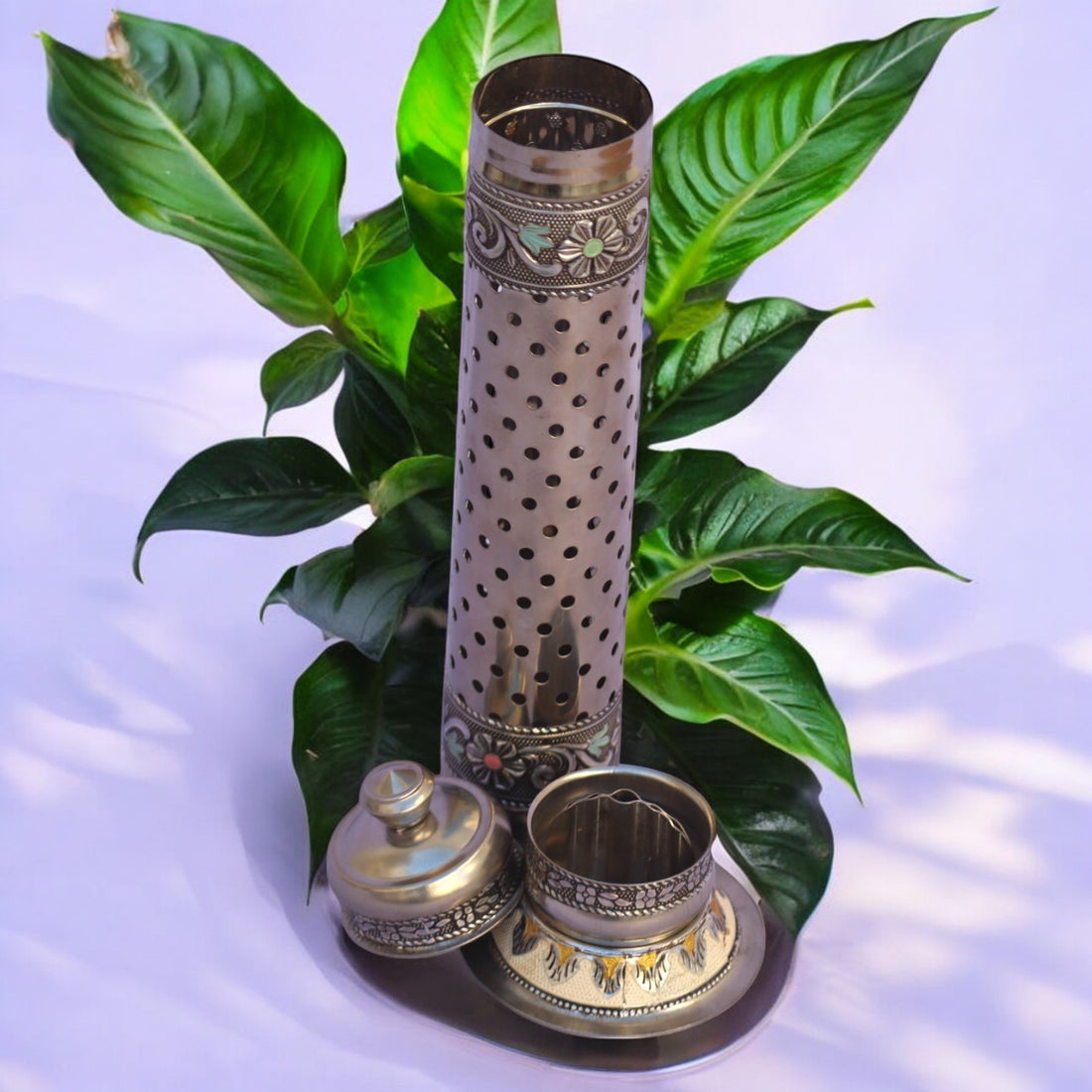 Steel Incense Sticks Stand, Agarbatti Holder