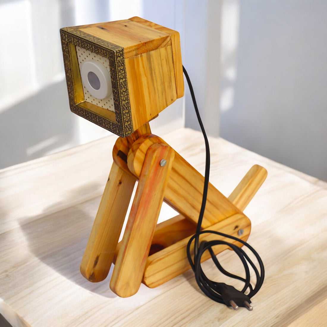 Unique Wooden Decorative Lamp